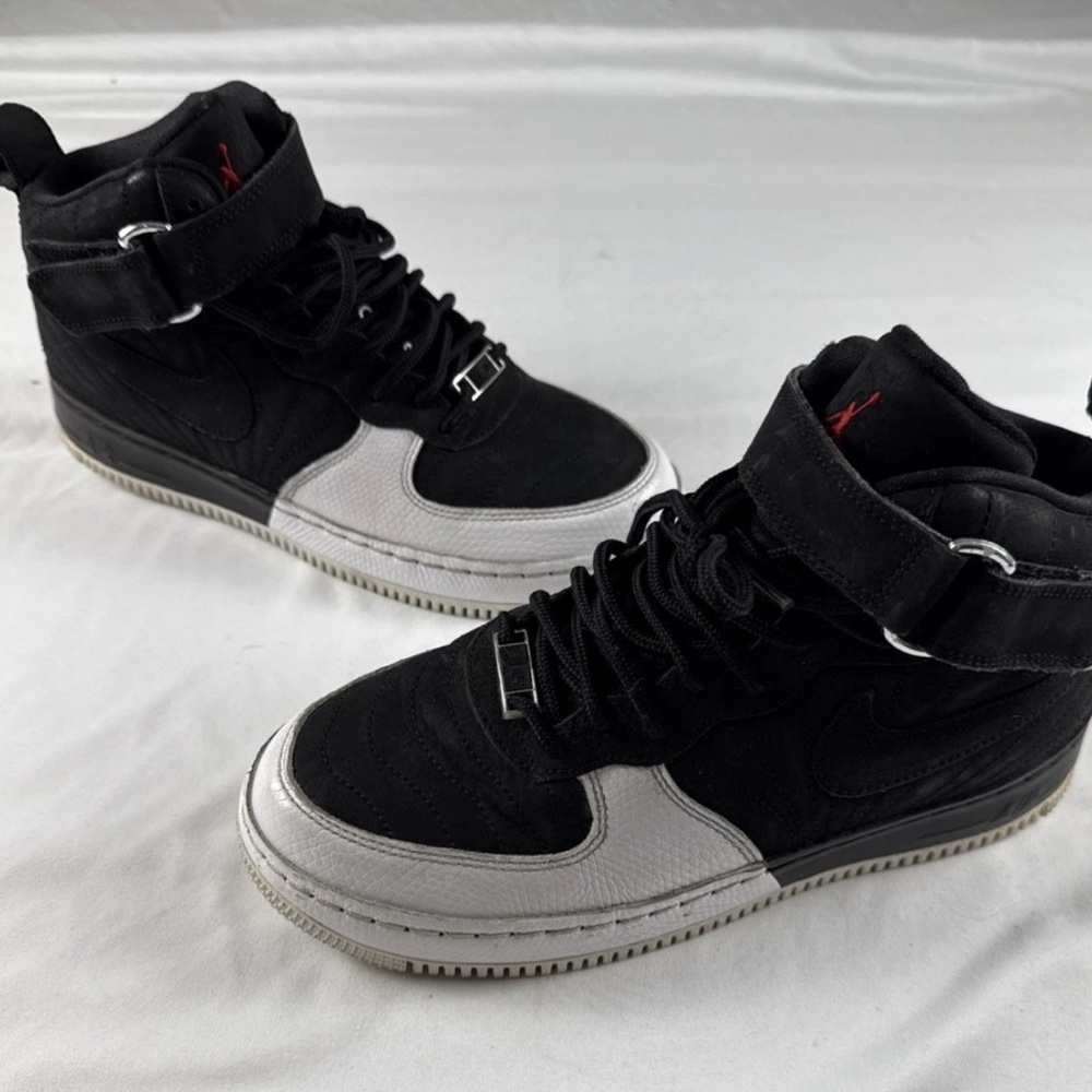 Nike Air Jordan AJF12 Black White 317743-061 Suede Leather 6.5Y‎ 8W